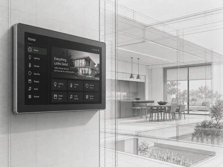 Modern automation controller in a residential space